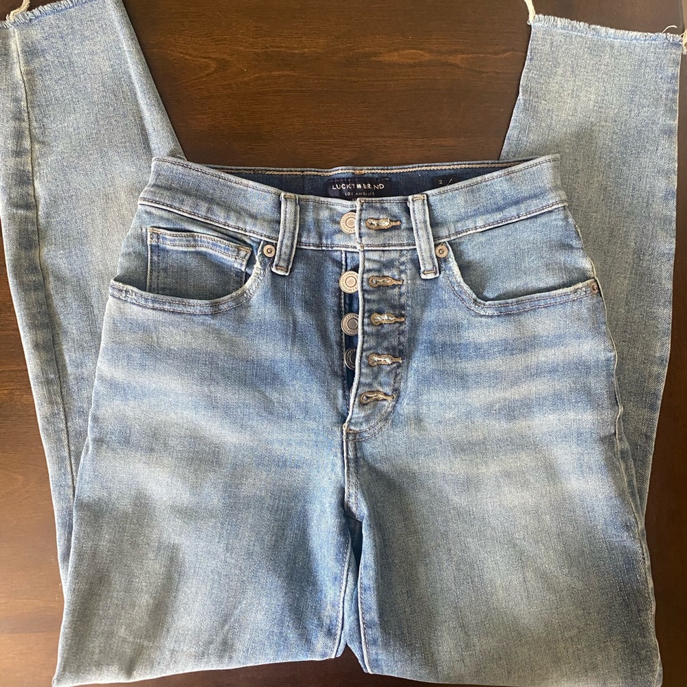 Lucky Brand High Rise Bridgette Ankle Skinny Jeans